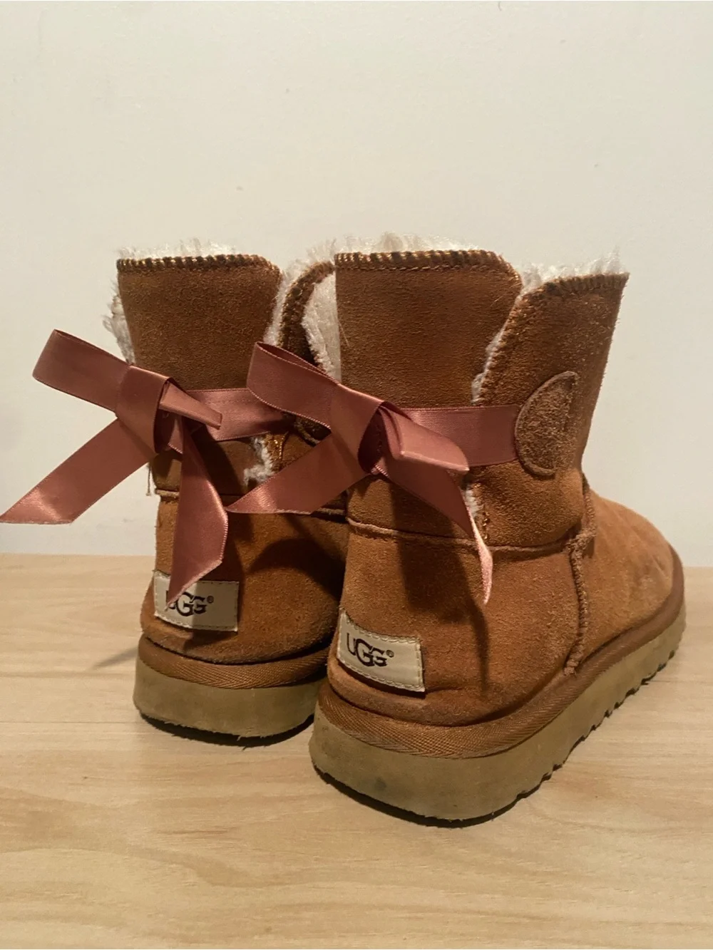 UGG Boots - Bailey Bow – Chestnut – Women’s Size 10
